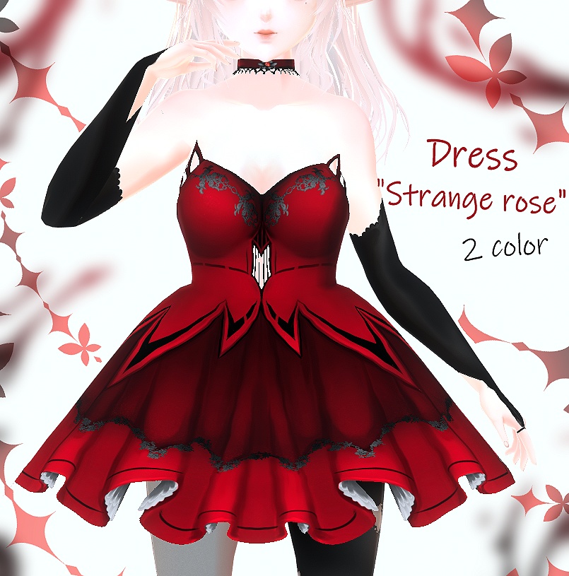 Vroid - Strange rose [Costume]
