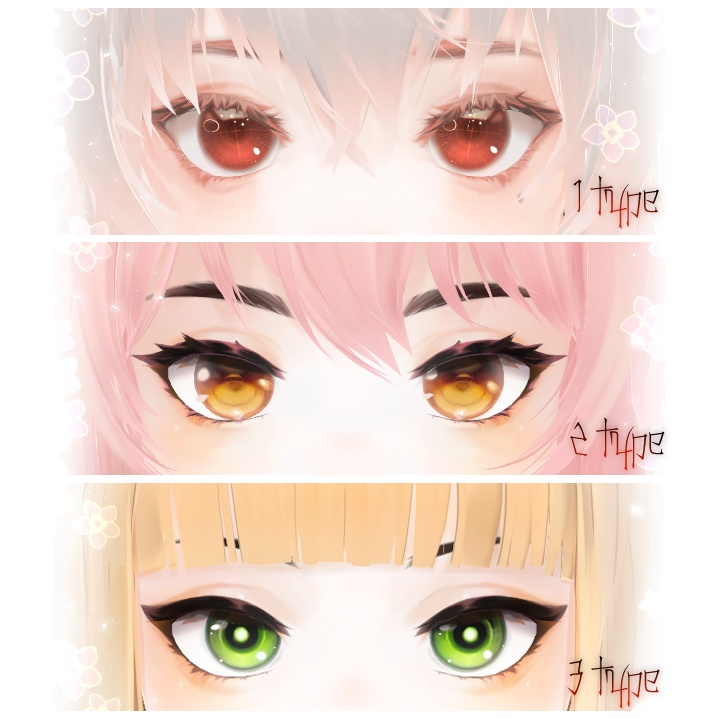 Vroid - Eyeliner "Sakura" [3 type]