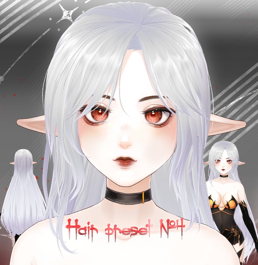 Vroid - Hair preset №4