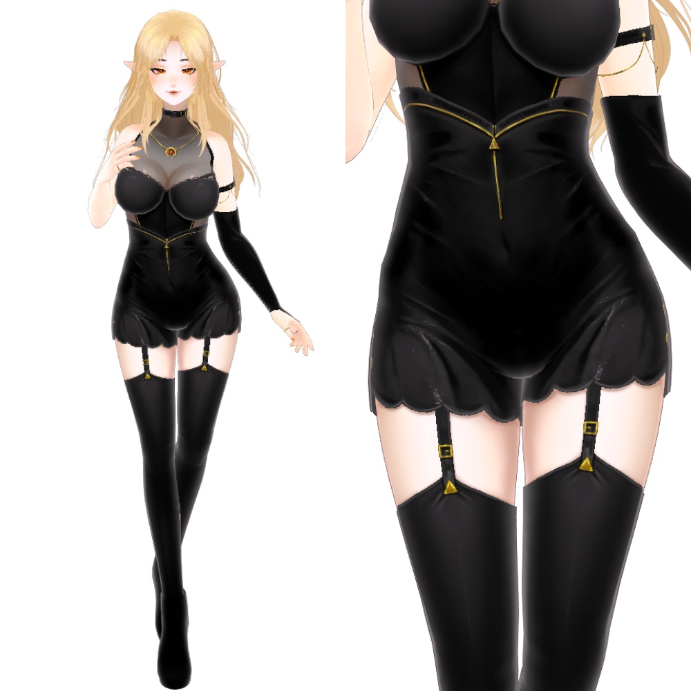 VROID - The fiery flower set