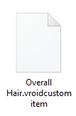 Vroid - Hair preset №7