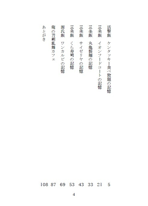 刀剣飯・単品購入用