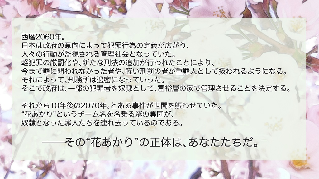 【CoC6版】花は桜木、君は勇士(現在サンプルのみ)