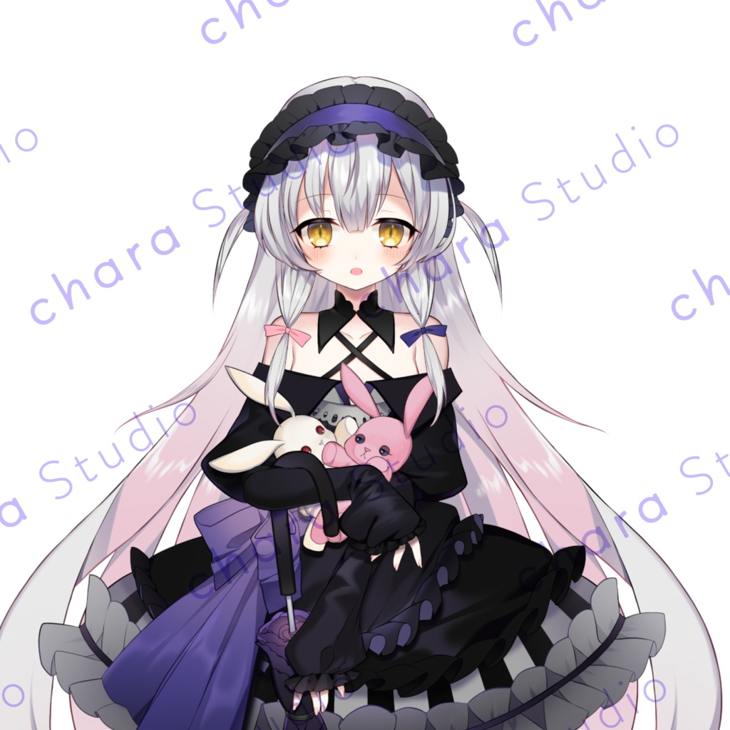 オリジナルキャラ 銀髪 ゴシック 少女 Chara Studio Booth