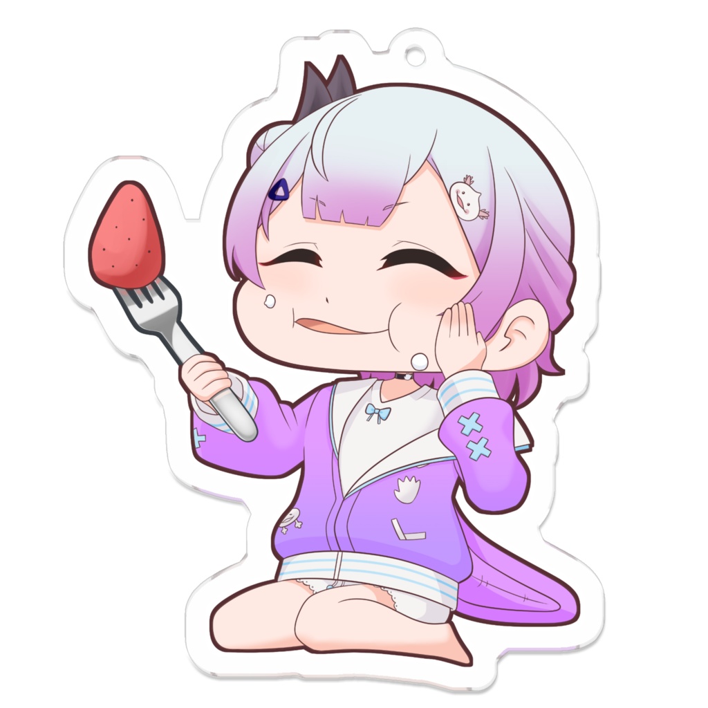 【4周年＆誕生日アクリルキーホルダー】おいしい～！！