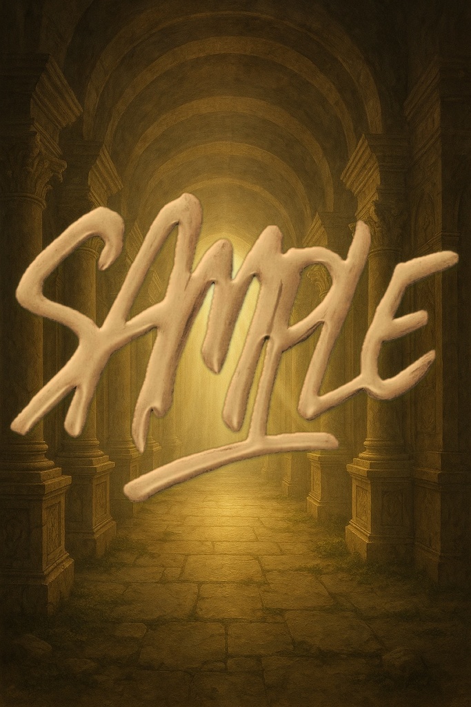 祈りの光 − 古代神殿に差し込む霊光 −