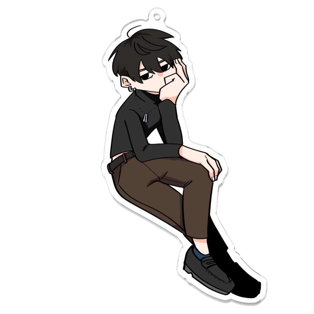 カートゥーン調な不知火のアクリルキーホルダー