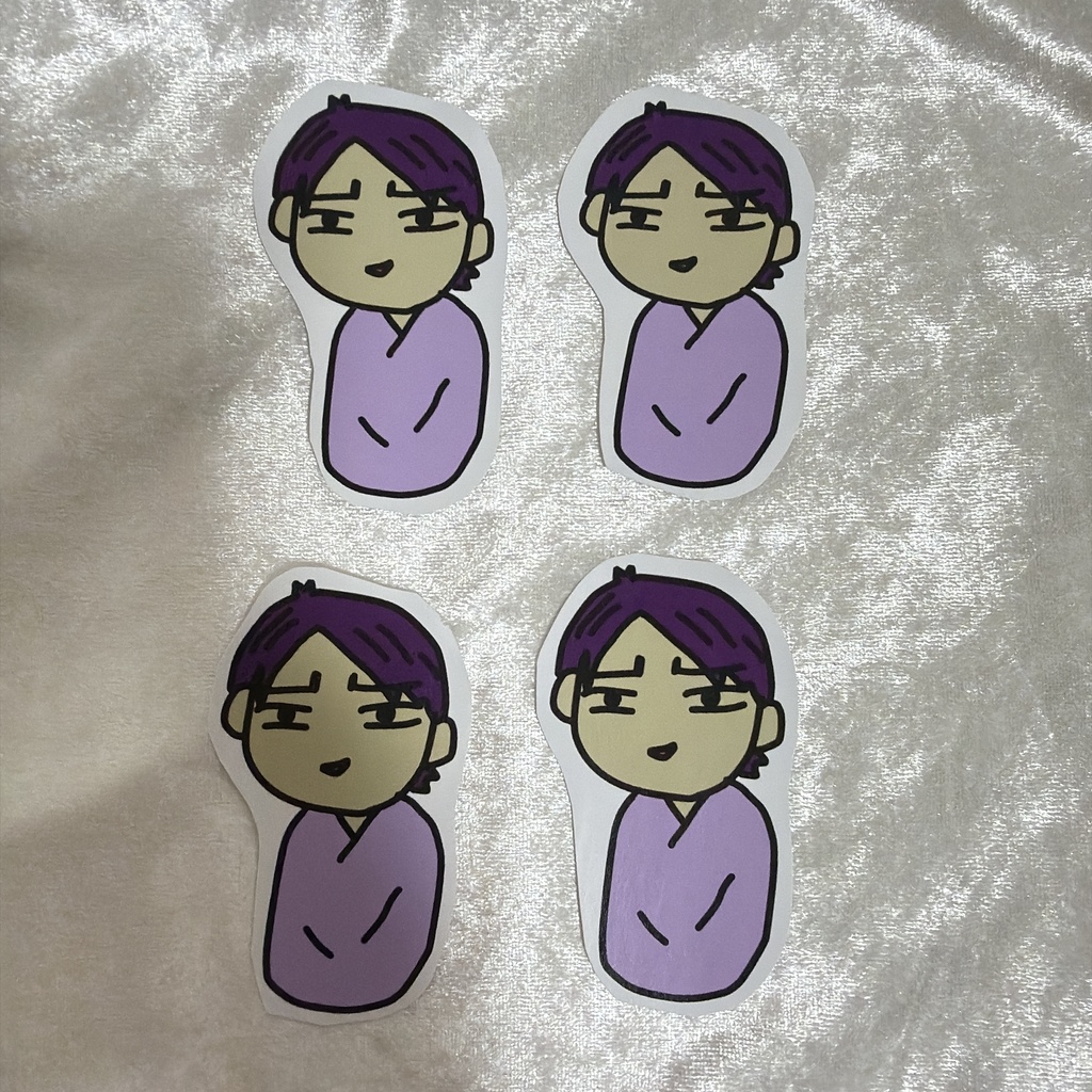 おくるみ鯉登・フレークシール(いたずらっこ鯉登×4)