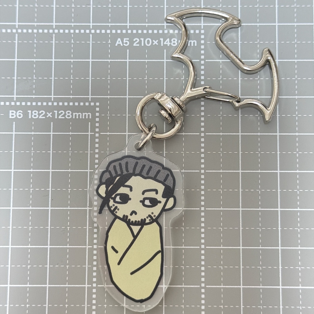 金カムおくるみシリーズのアクリルキーホルダー【ファングッズ】