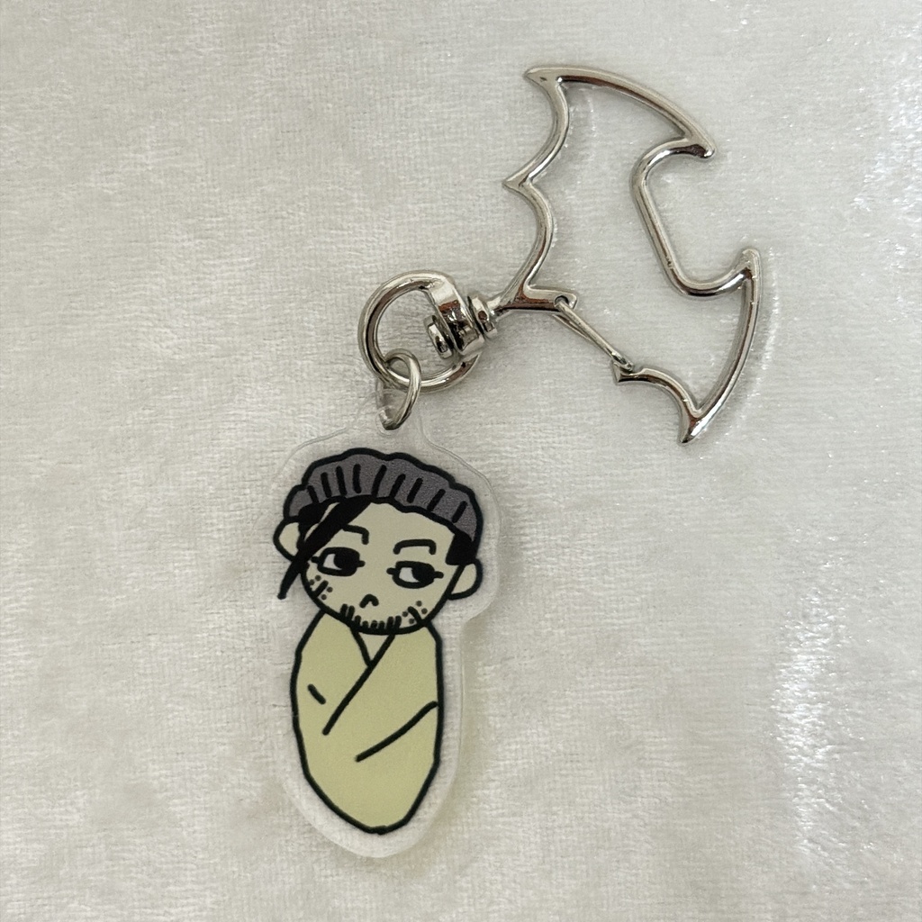 金カムおくるみシリーズのアクリルキーホルダー【ファングッズ】