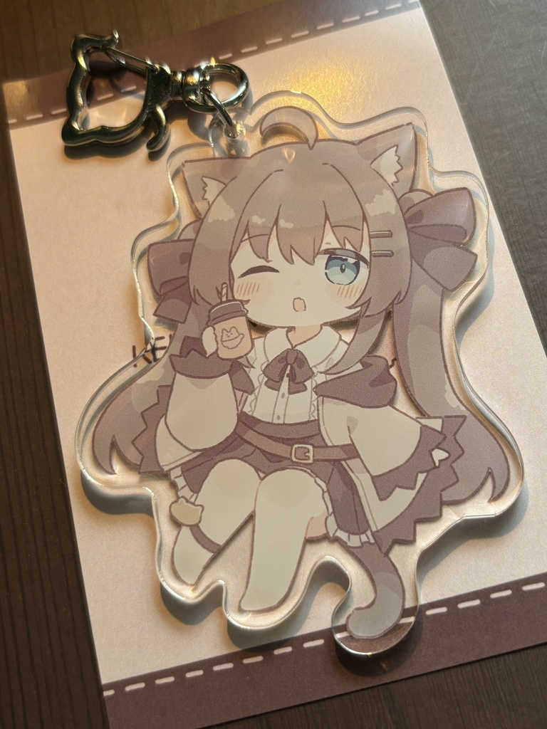 びあちゃんアクリルキーホルダー(ポストカード付き)