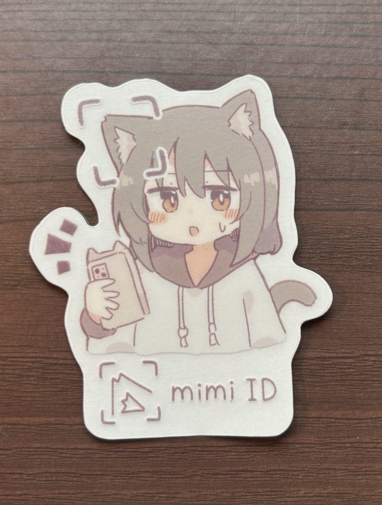 mimi IDステッカー