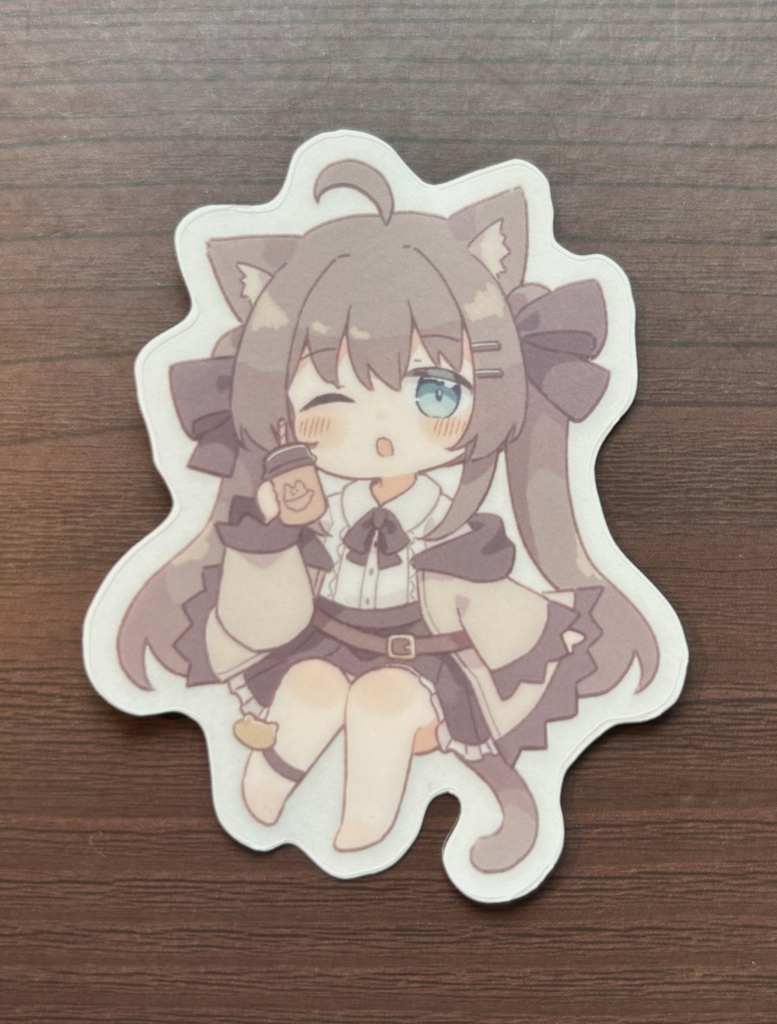 夏服びあちゃんステッカー