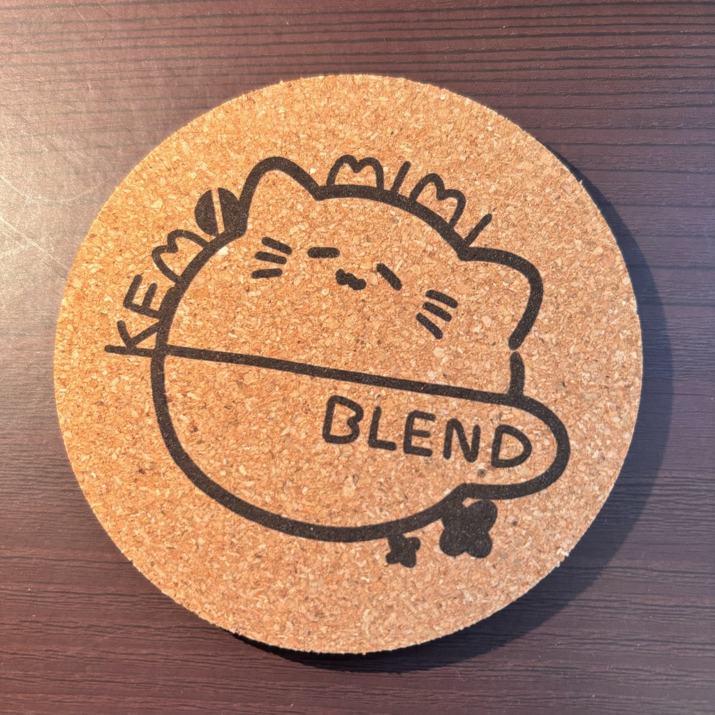 KEMOMIMI BLENDコルクコースター