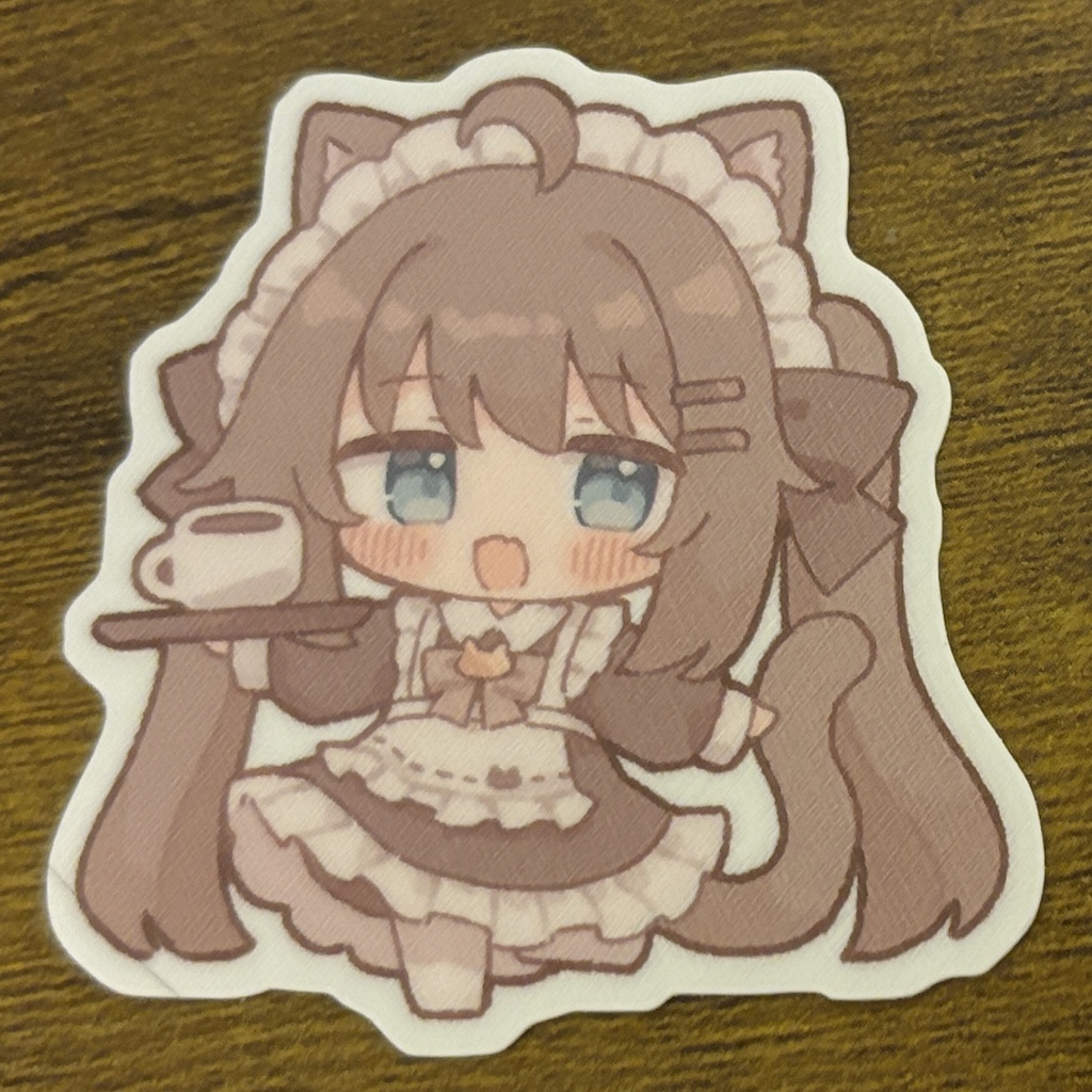 めいどびあちゃんステッカー