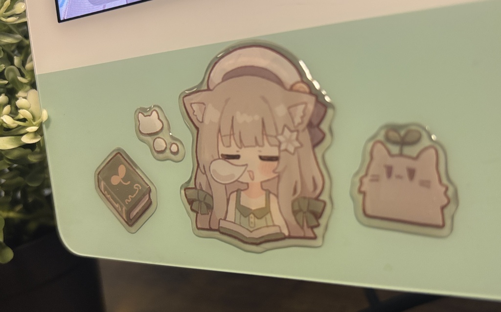 けもみみぷっくりシール