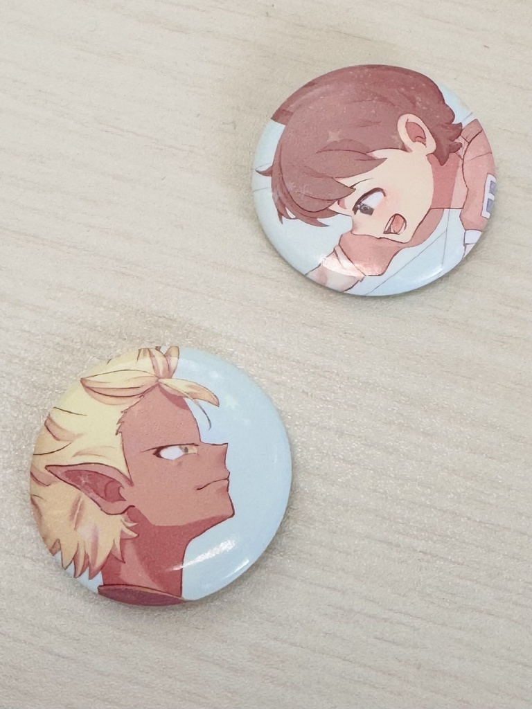 エンケー缶バッジ　2個セット