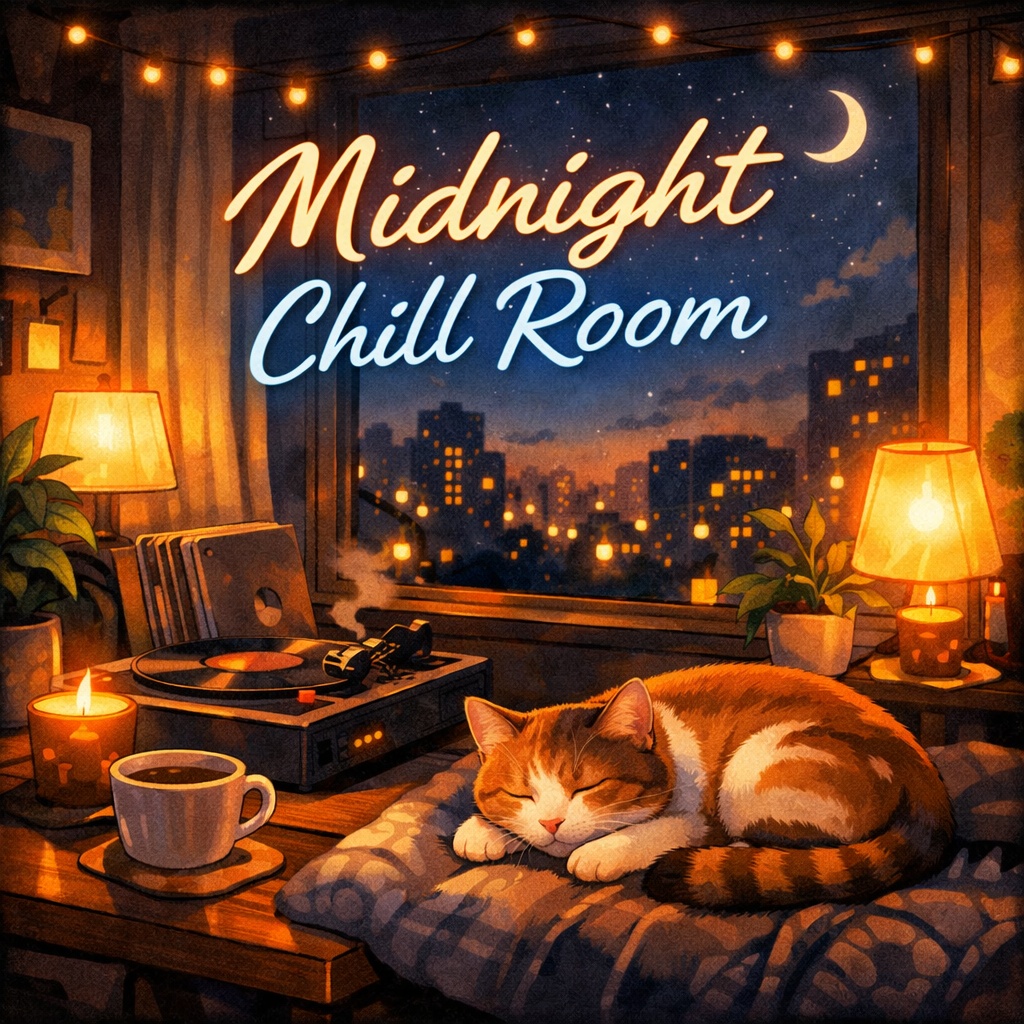 Midnight Chill Room｜Chill Lo-Fi Beat inst　