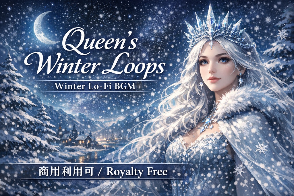 「Queen’s Winter Loops|冬系Lo-Fi hiphop boombapインストBGM【商用利用可】」