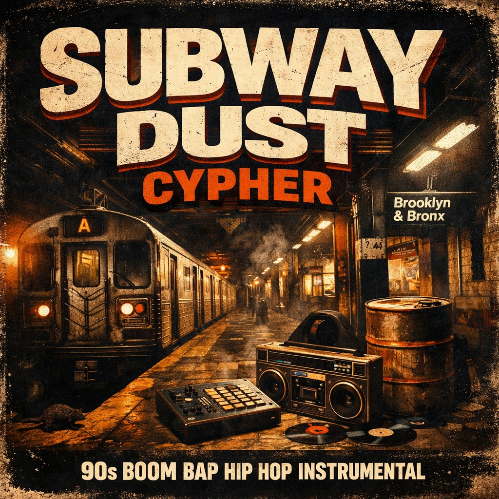Subway Dust Cypher - 90s Boom Bap Hip Hop Instrumental (商用利用OK)