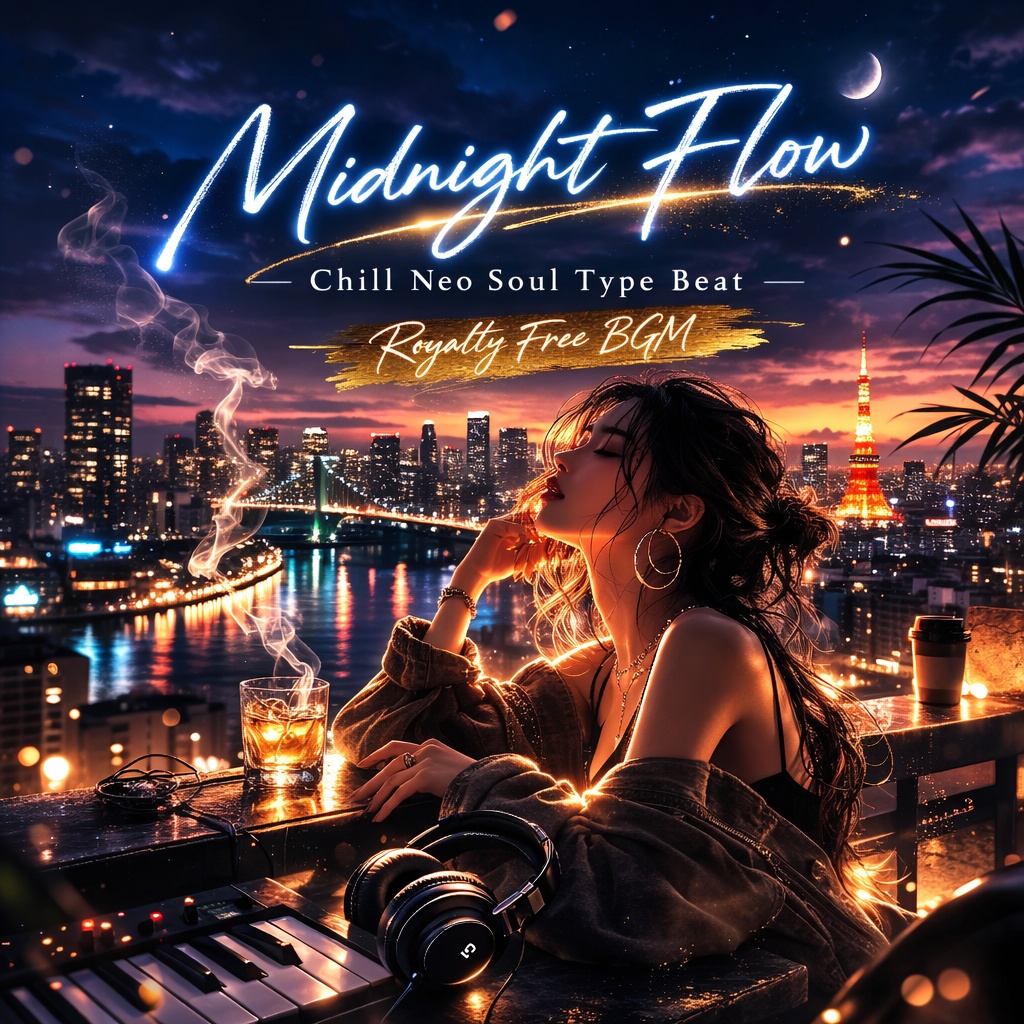 Midnight Flow – Chill Neo Soul Type Beat (Royalty Free BGM)