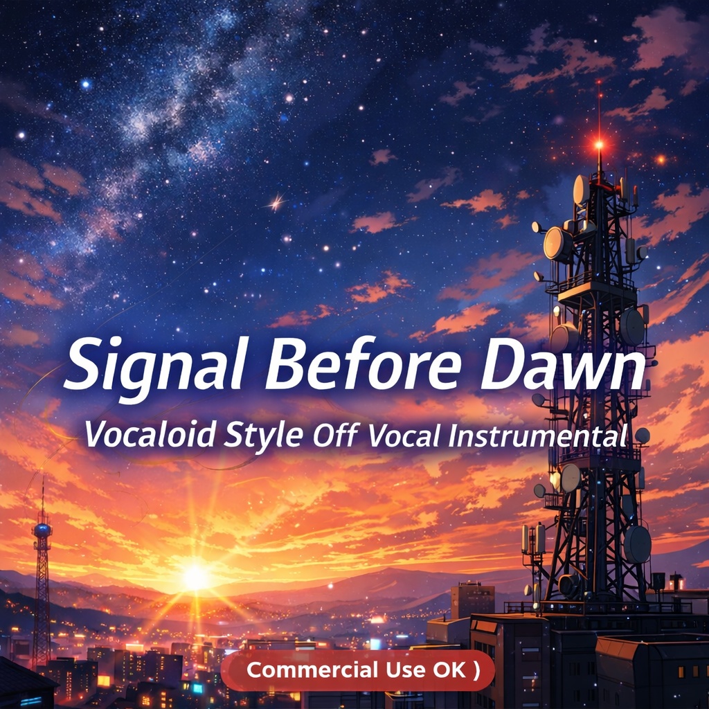 Signal Before Dawn – Vocaloid Style Off Vocal Instrumental (Commercial Use OK)