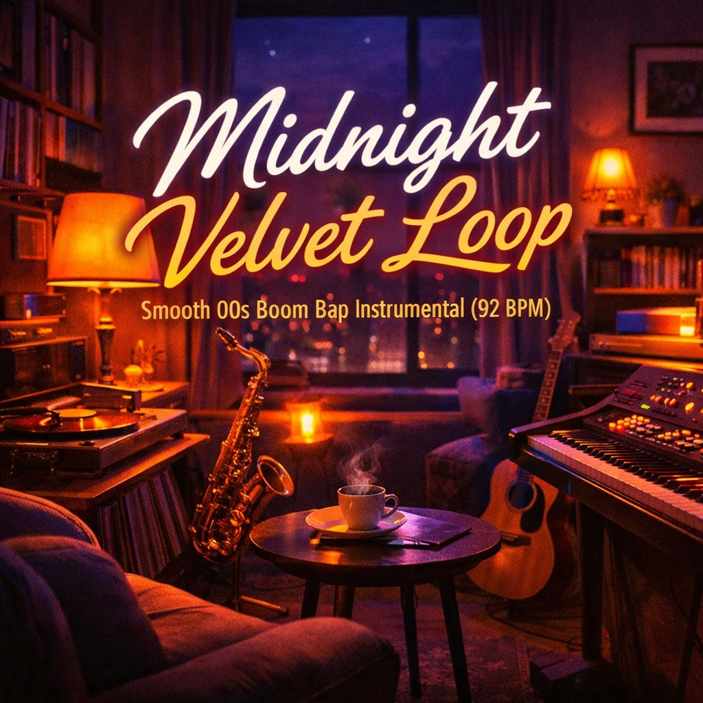 Midnight Velvet Loop – Smooth 00s Boom Bap Instrumental (92 BPM)