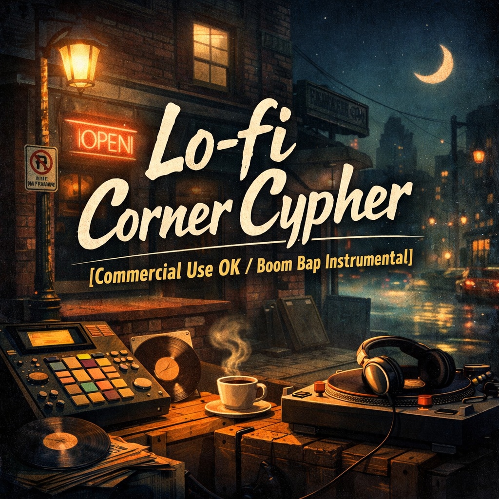 Lo-fi Corner Cypher [Commercial Use OK / Boom Bap Instrumental]