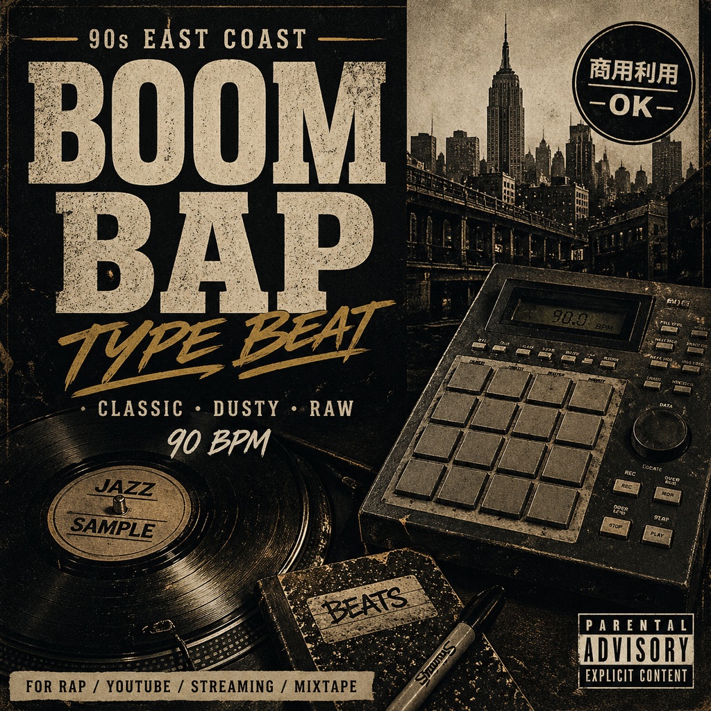 Dusty Loop Cipher - 90s Boom Bap Type Beat (商用利用OK)