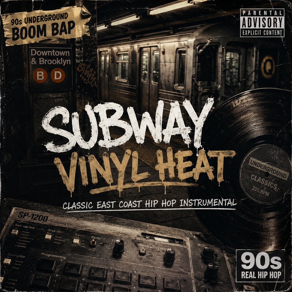 【商用利用OK / 90s Underground Boom Bap】Subway Vinyl Heat｜Classic East Coast Hip Hop Instrumental