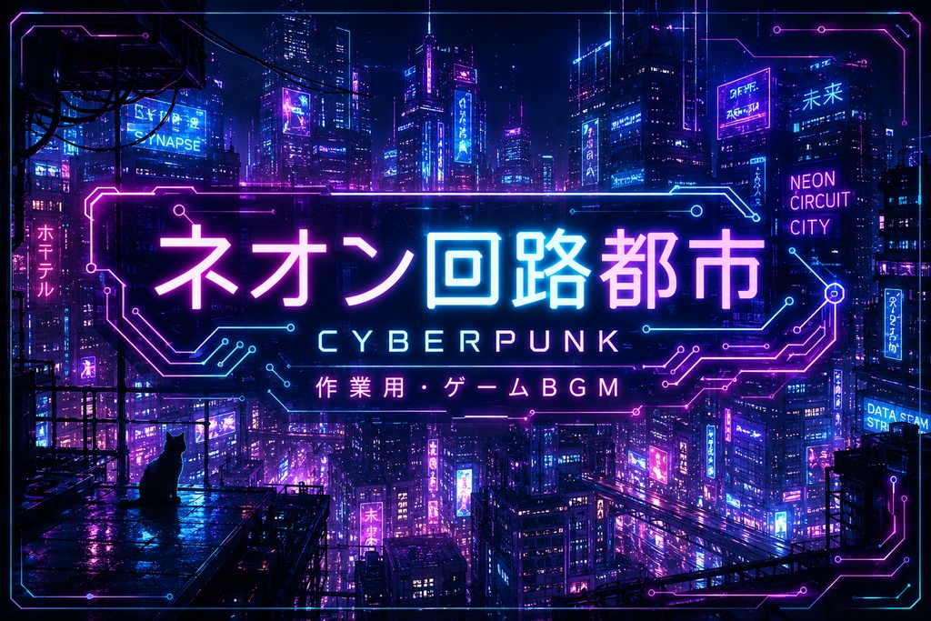 Copper Synapse Grid ― ネオン都市を駆けるサイバーパンク作業用BGM ―