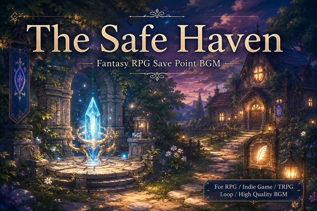 The Safe Haven | Fantasy RPG Save Point BGM