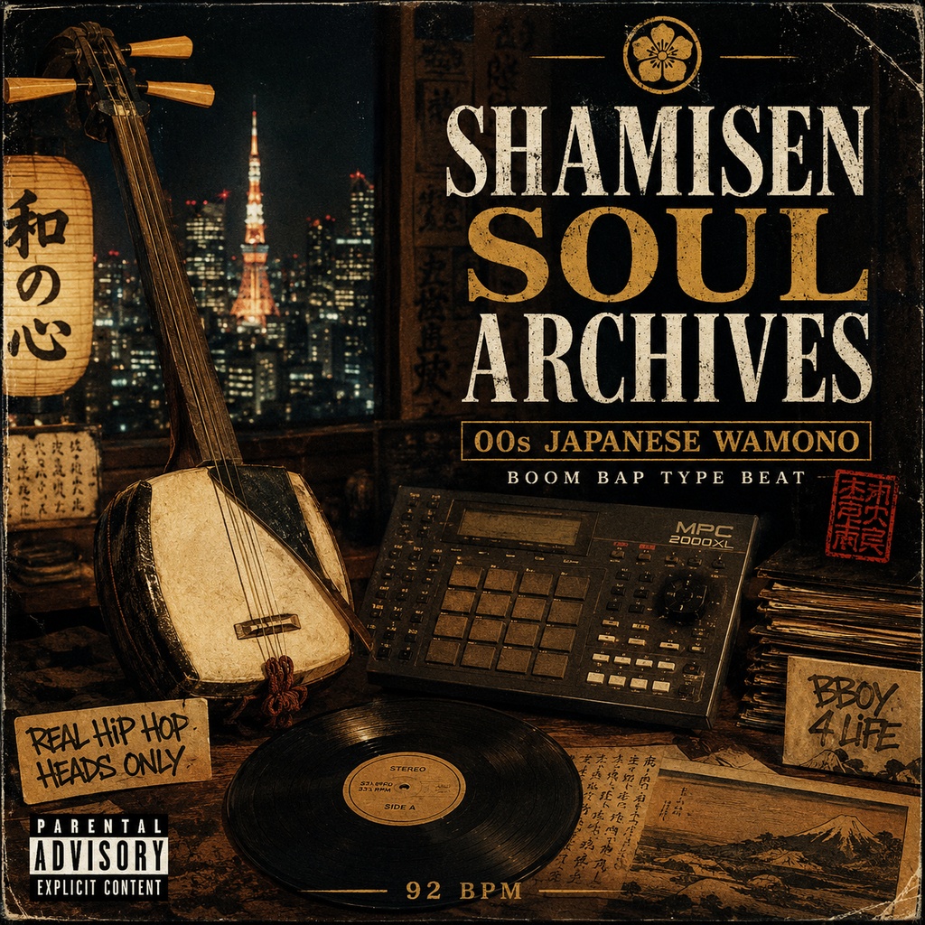 Shamisen Soul Archives｜00s Japanese Wamono Boom Bap Type Beat【商用利用可】