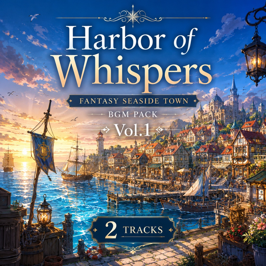 Harbor of Whispers | Fantasy Seaside Town BGM Pack Vol.1
