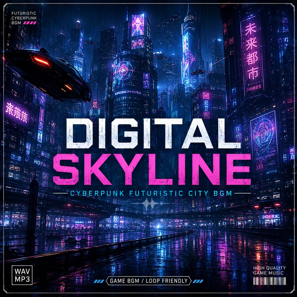 Digital Skyline｜Cyberpunk Futuristic City BGM
