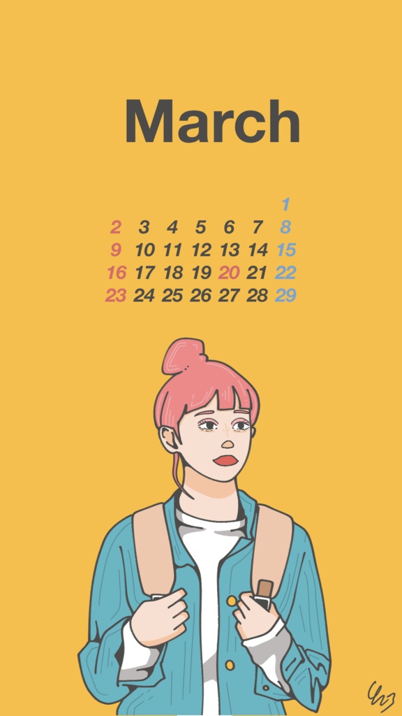 2025年3月カレンダー