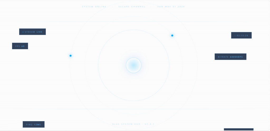 Blue System HUD Pack