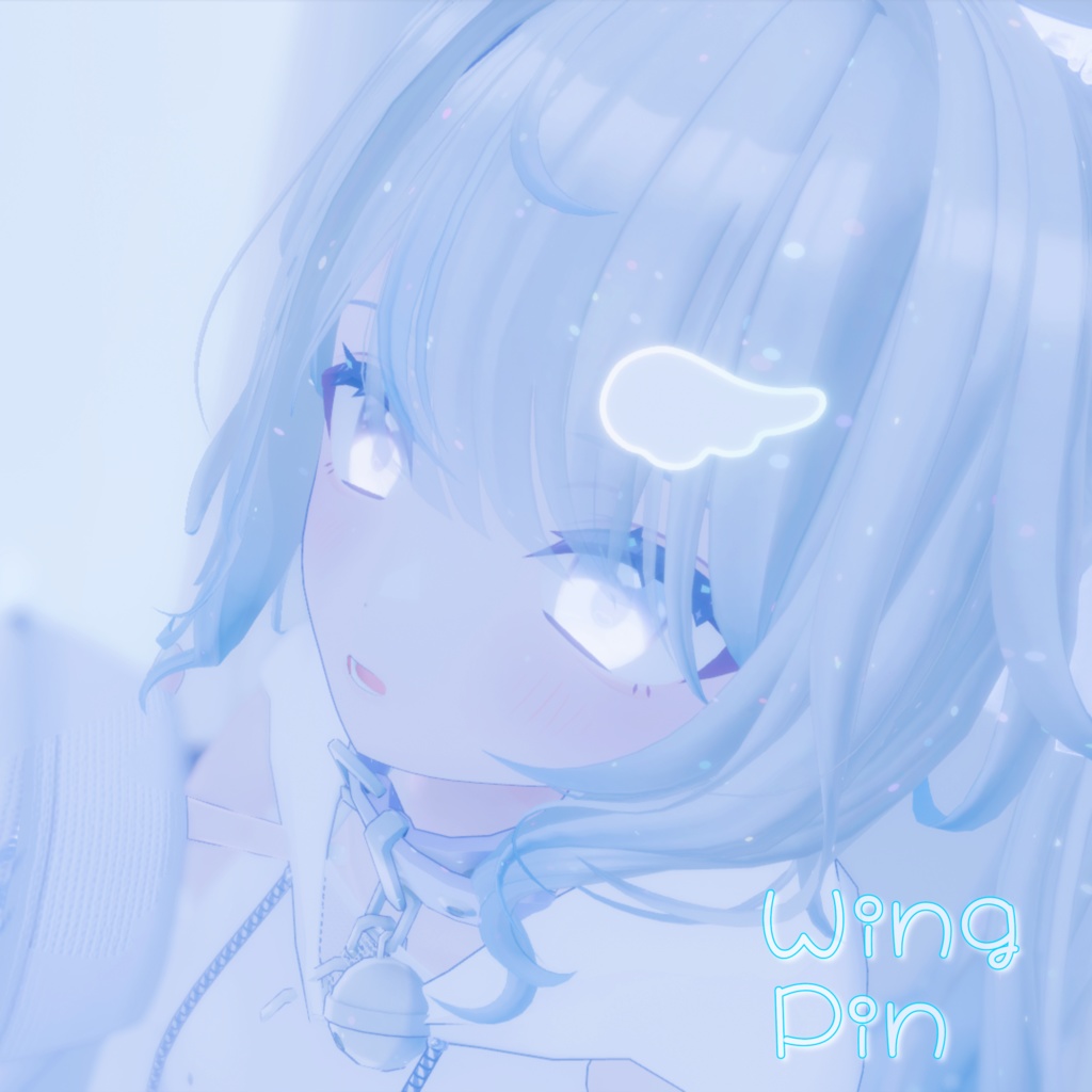【VRChat想定】ゲーミング羽ピン