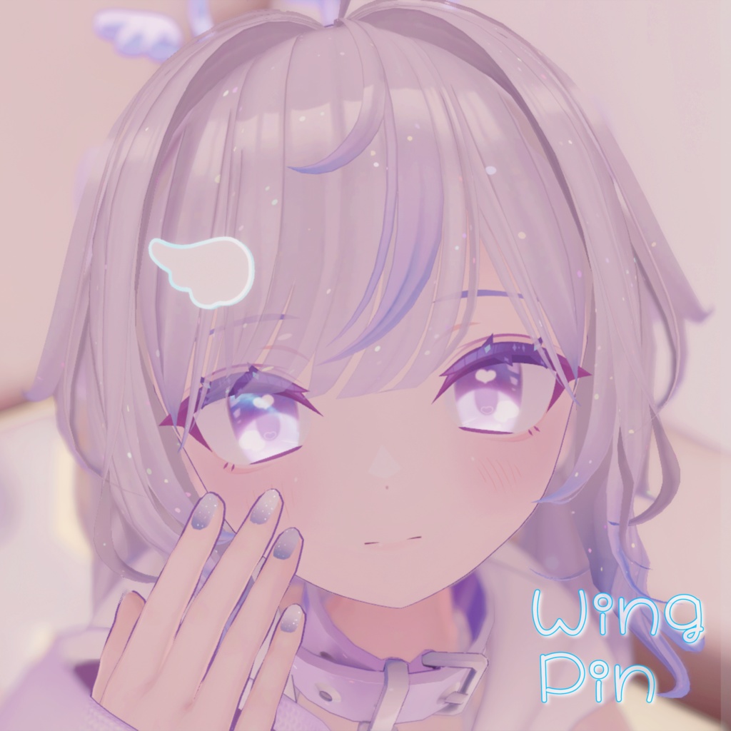【VRChat想定】ゲーミング羽ピン