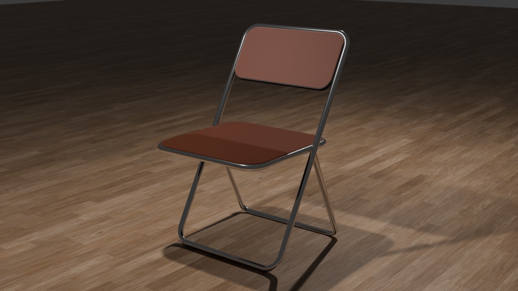 学校によくあるパイプ椅子