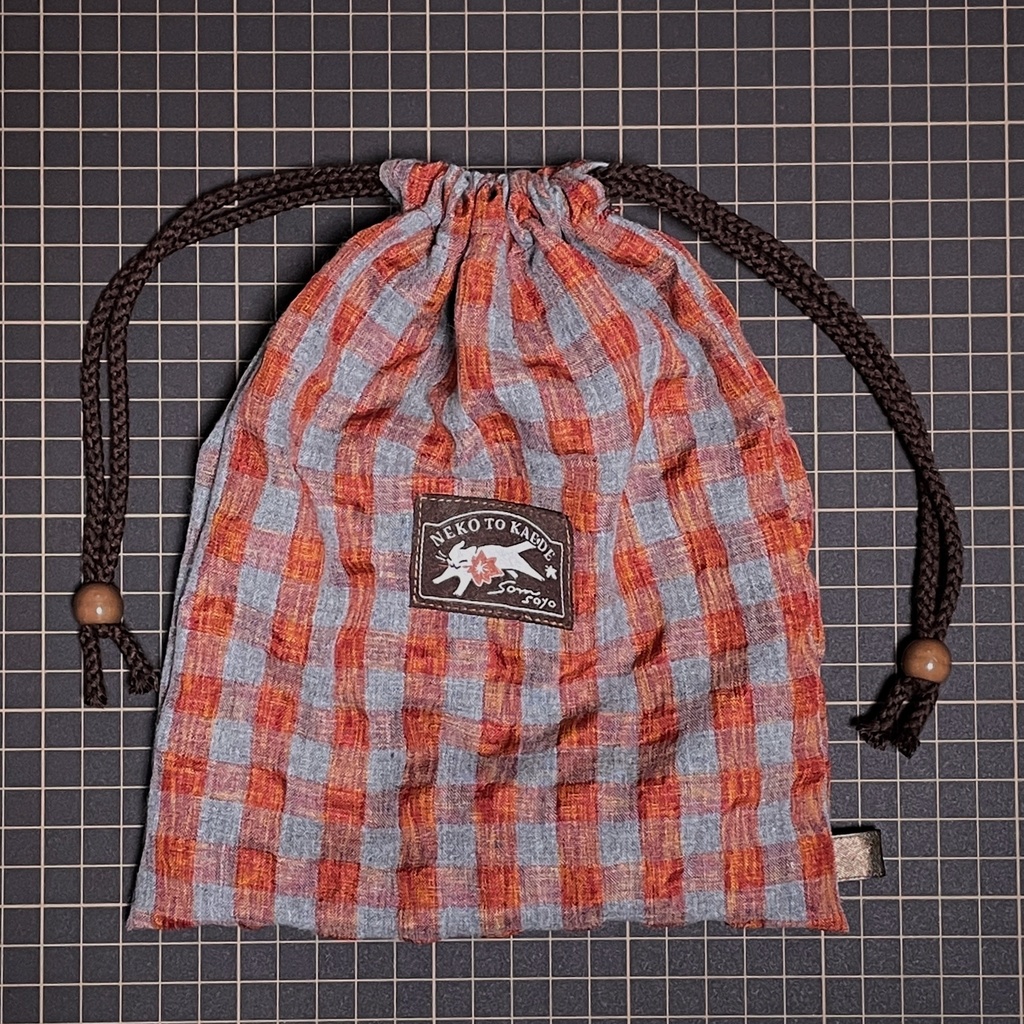 巾着袋 NEKO TO KAEDE