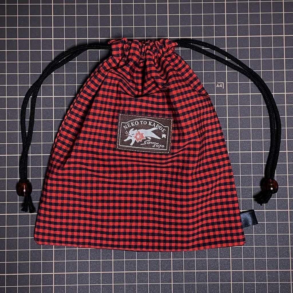 巾着袋 NEKO TO KAEDE