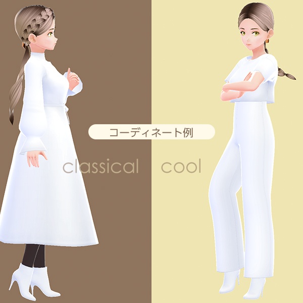 【VRoid用ヘアプリセット】HairPreset 89