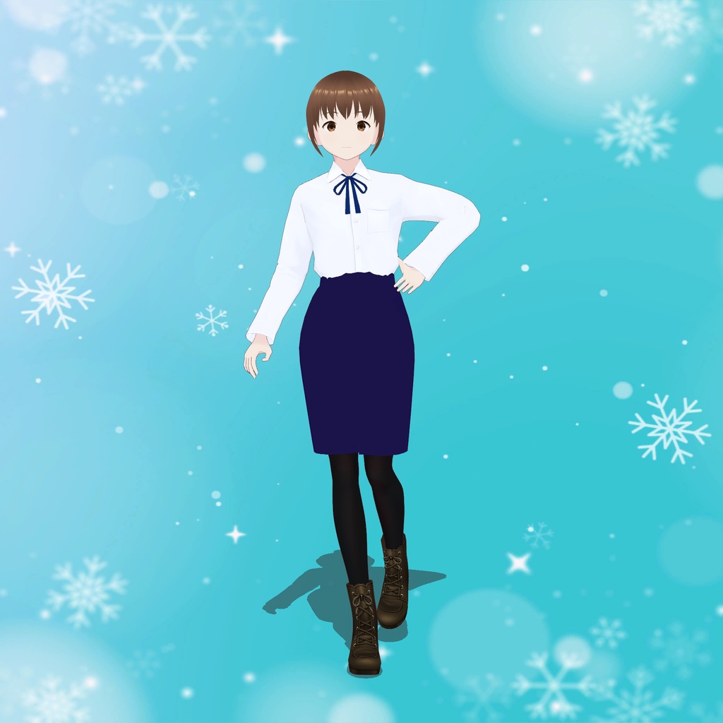 【Vroid】セイバー私服（衣装）※無料お試しセットあり