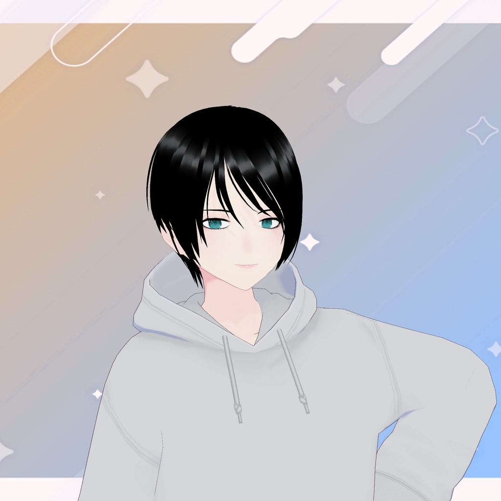 時雨(Vroid,VRM,XAvatar)※無料版あり