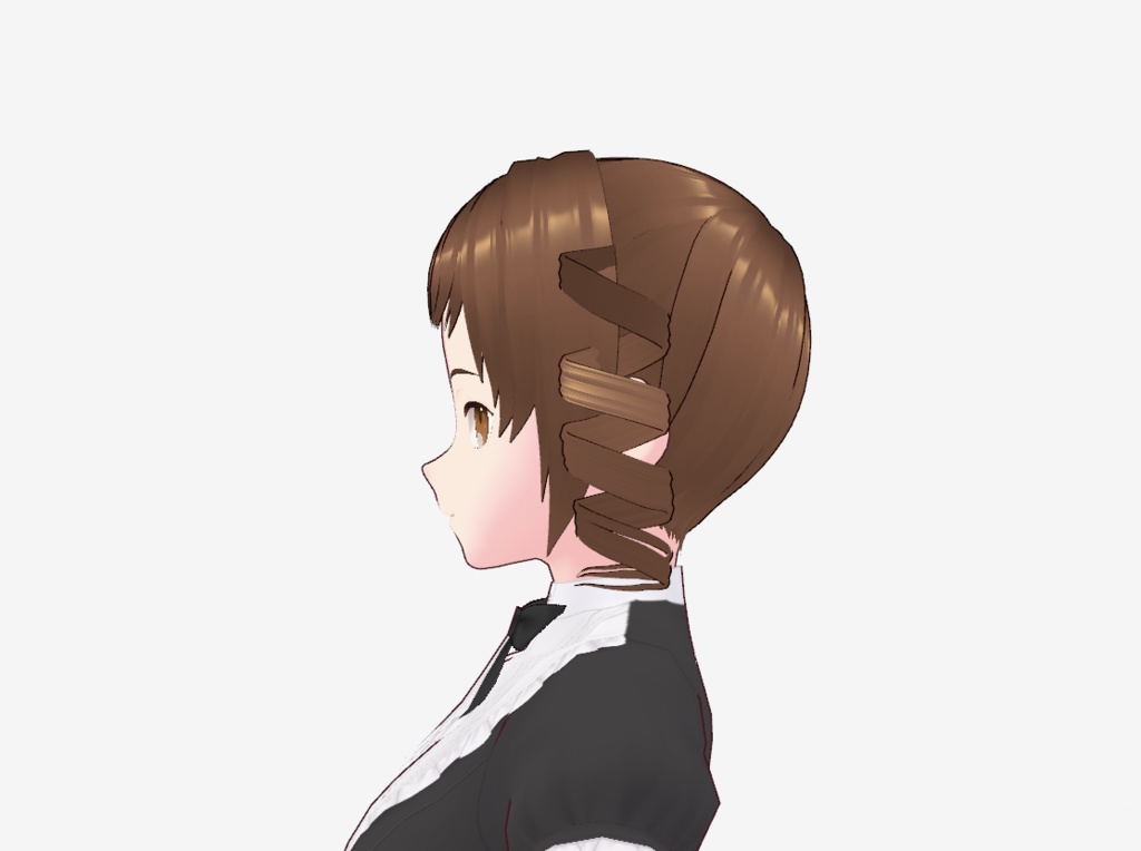 【無料】縦ロールキャラクター(Vroid,VRM)