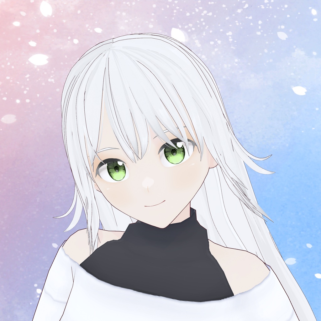 【無料】コハク（Vroid,VRM,Xavatar）※2025年12月末まで期間限定