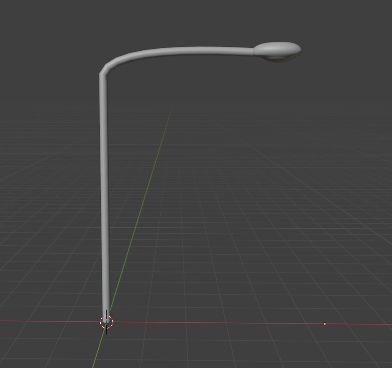 【無料】街灯(blend,fbx)
