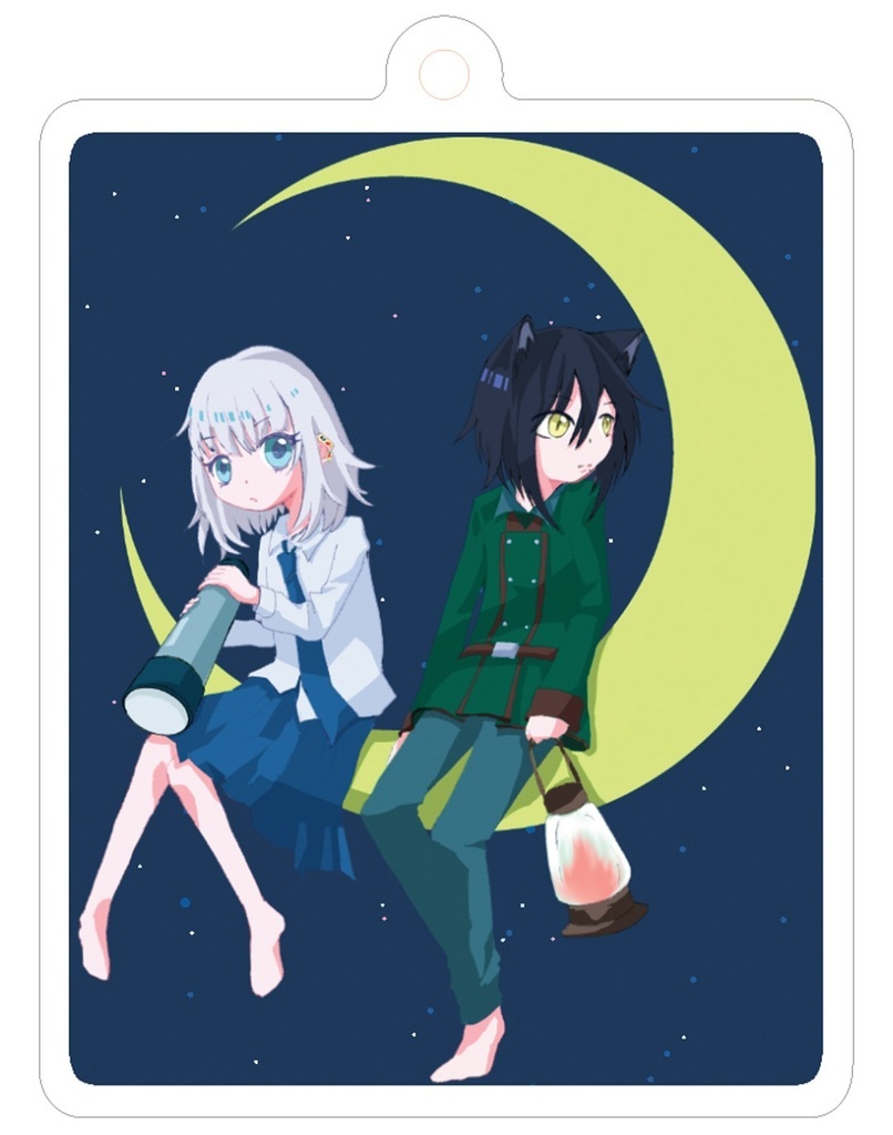 アクリルキーホルダー(月)