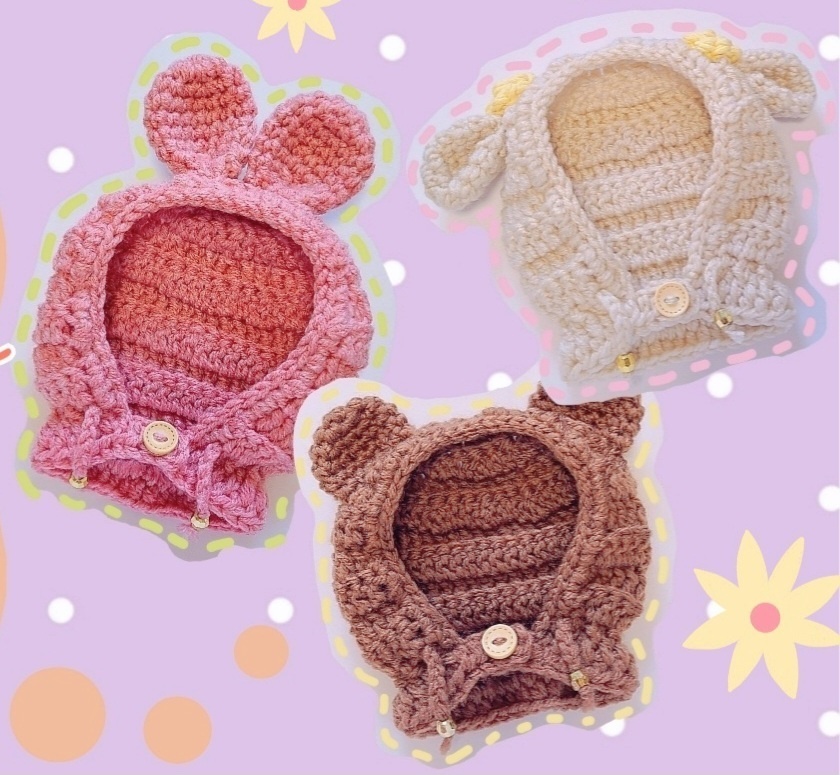 🐰あにまるずきん🐻‍🐑アメぬい用